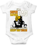 printfashion Super Saiyan APA - Baba Body - Fehér (1331485)