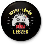 printfashion Férj leszek - Kitűző, hűtőmágnes - Fekete (13156231)