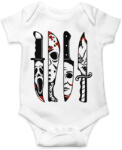 printfashion Késes gyilkosok - Baba Body - Fehér (14463901)