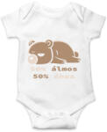 printfashion Maci 50% éhes-álmos - Baba Body - Fehér (4206766)