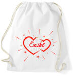 printfashion Enikő - Sportzsák, Tornazsák - Fehér (11795097)