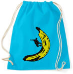 printfashion Banán deszkás - Sportzsák, Tornazsák - Surf blue (309329)