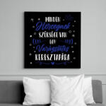 printfashion Minden Hercegnek - Keresztapa - Vászonkép - Fekete (12688101)