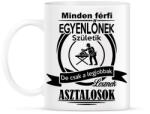 printfashion minden férfi asztalosnak születik - Bögre - Fehér (1632769)