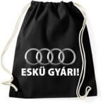 printfashion Eskü gyári! - Sportzsák, Tornazsák - Fekete (2586484)