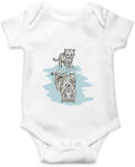 printfashion Cicából tigris - Baba Body - Fehér (4128459)
