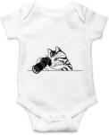 printfashion Macska fotózik - Baba Body - Fehér (10286029)