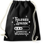 printfashion Feleség leszek Lánybúcsú folyamatban - Sportzsák, Tornazsák - Fekete (16486779)