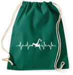 printfashion Foci pulzus - Sportzsák, Tornazsák - Sötétzöld (1208450)