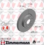 ZIMMERMANN Disc frana ZIMMERMANN COAT Z 230.2378. 20 (230.2378.20)