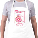 printfashion Az ellenállhatatlan fánk - Kötény - Fehér (4901826)