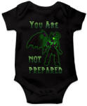 printfashion You Are Not Prepared - Baba Body - Fekete (1776987)