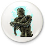 printfashion Múmia - Kitűző, hűtőmágnes - Fehér (3075350)