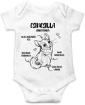 printfashion Csincsilla anatómia - Baba Body - Fehér (10956407)