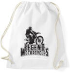 printfashion Legend Motorcycles - Sportzsák, Tornazsák - Fehér (4637246)