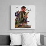 printfashion GTA karakterek #1 - Vászonkép - Fehér (14529603)