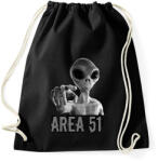 printfashion AREA 51 - Sportzsák, Tornazsák - Fekete (7136082)