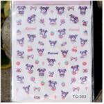  5D körömmatrica Kuromi