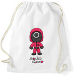 printfashion Squid Game Doll - Sportzsák, Tornazsák - Fehér (5473028)