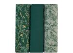 KikkaBoo Муселинови пелени Kikkaboo - 100 х 100 cm, Secret Garden Green, 3 броя (31103010104)