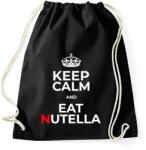 printfashion EAT NUTELLA - Sportzsák, Tornazsák - Fekete (10361518)