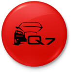 printfashion AUDI Q7 - Kitűző, hűtőmágnes - Piros (5517423)