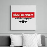 printfashion Pilóta vagyok - Vászonkép - Fehér (7689903)