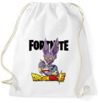 printfashion Beerus - Fortnite - Sportzsák, Tornazsák - Fehér (8256743)