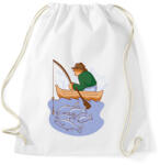 printfashion Horgász - Sportzsák, Tornazsák - Fehér (13874548)