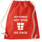 printfashion Szeptemberben született kockás hasú - Sportzsák, Tornazsák - Piros (1410257)