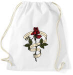 printfashion BTS rózsa - Sportzsák, Tornazsák - Fehér (1580393)