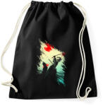 printfashion Szamuráj Finálé - Sportzsák, Tornazsák - Fekete (10395)