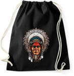 printfashion Indián - Sportzsák, Tornazsák - Fekete (13765133)