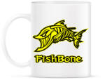 printfashion Fishbone 1 sárga - Bögre - Fehér (5977482)