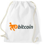 printfashion Bitcoin - Sportzsák, Tornazsák - Fehér (1310193)