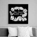 printfashion Nem bírom tovább geci - Vászonkép - Fekete (16667375)