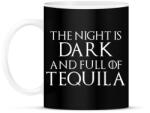 printfashion Az éj sötét és tele van tequilával - Bögre - Fekete (1497608)