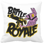 printfashion Fortnite Battle Royal Llama - Párnahuzat, Díszpárnahuzat - Fehér (11340970)