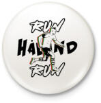 printfashion RUN Haland RUN! - Kitűző, hűtőmágnes - Fehér (3084130)