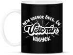 printfashion Nem vagyok öreg, én VETERÁN vagyok - Bögre - Fekete (16644762)