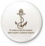 printfashion Család - Kitűző, hűtőmágnes - Fehér (3074905)