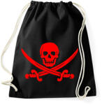 printfashion Kalóz - Sportzsák, Tornazsák - Fekete (1817031)