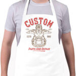 printfashion Motoros 08 - Parts and repair - Kötény - Fehér (4950703)