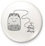 printfashion Tea-shirt - Kitűző, hűtőmágnes - Fehér (3074998)