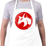 printfashion Angry cat - Kötény - Fehér (4911170)