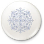 printfashion Kiszínezhető magyaros minta - Kitűző, hűtőmágnes - Fehér (11629907)