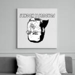 printfashion Fordult a kocka. - Vászonkép - Fehér (6637558)