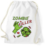 printfashion Zombie Killer - Sportzsák, Tornazsák - Fehér (536879)