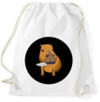 printfashion Capybara - Sportzsák, Tornazsák - Fehér (12704921)