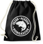 printfashion EszekAlszokHorgaszokFeher-06 - Sportzsák, Tornazsák - Fekete (5253703)